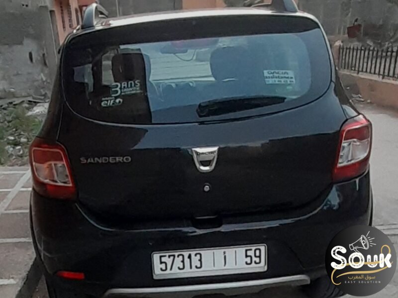 Dacia stepway 2015 kilométrage 93000 - Voiture d'occasion Maroc