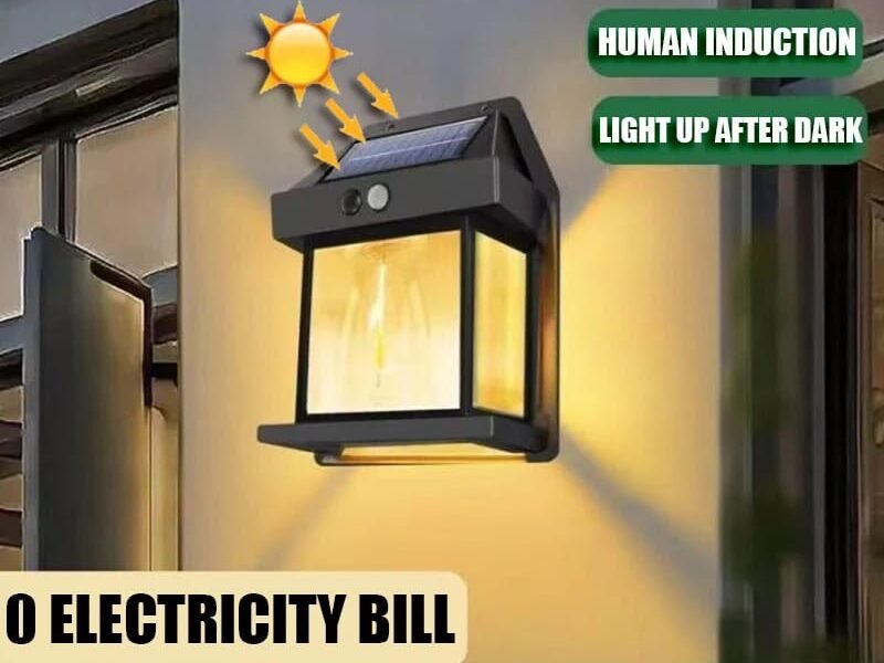 مصباح الجدار مصباح للطاقة الشمسية - Accessoires maison Maroc