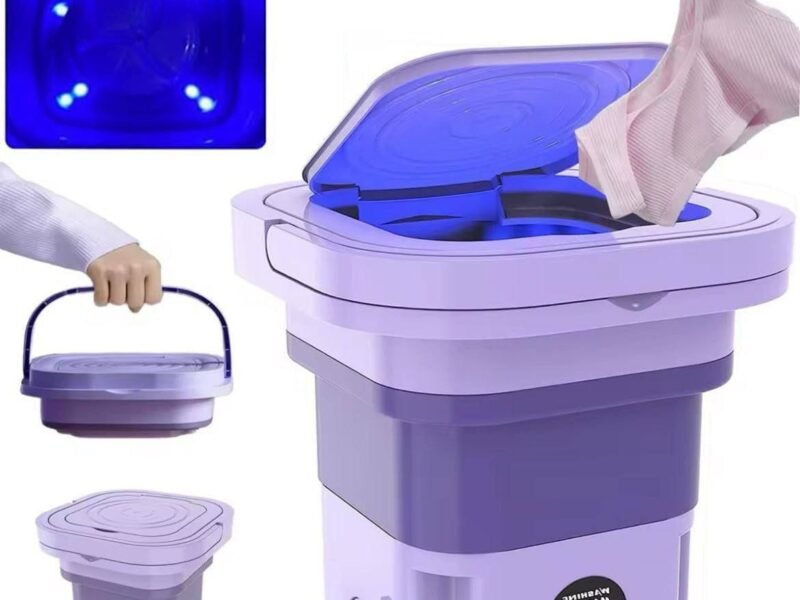 ✨ آلة غسيل محمولة وقابلة للطي