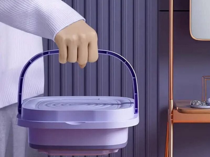 ✨ آلة غسيل محمولة وقابلة للطي