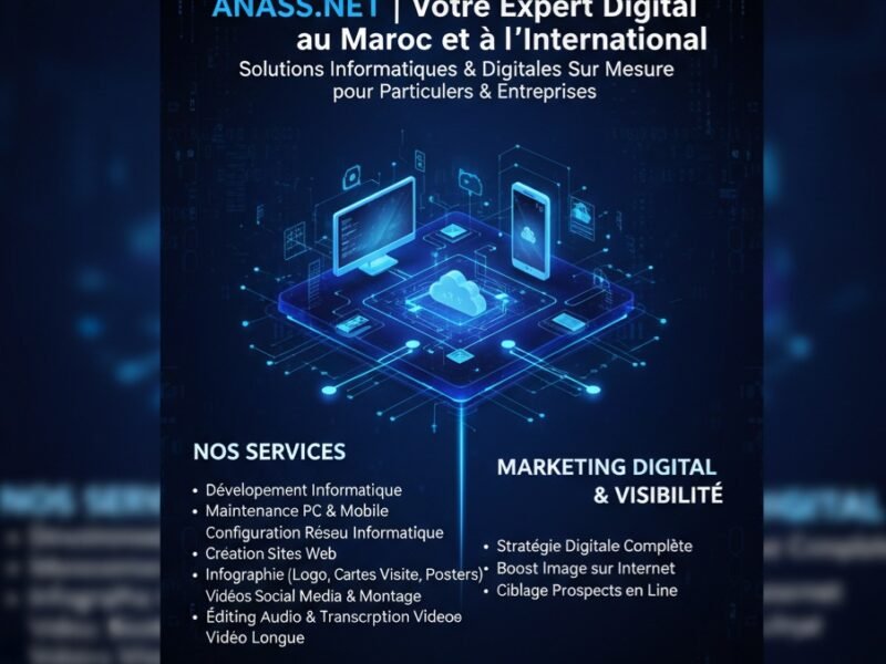 Création de Sites Web et Solutions Digitales