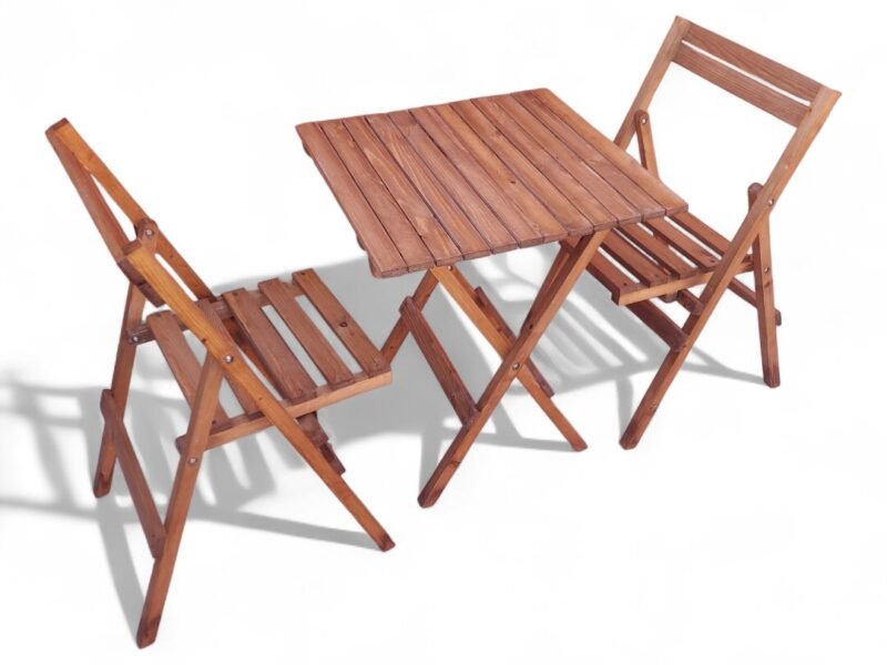 Table pliable avec chaises