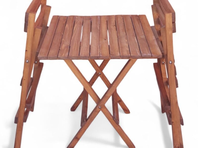 Table pliable avec chaises