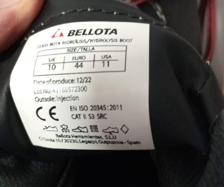 Chaussures de sécurité BELLOTA S3