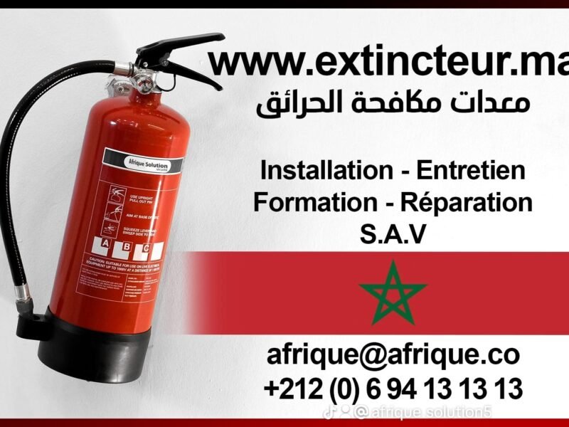 Extincteurs Temara protection incendie