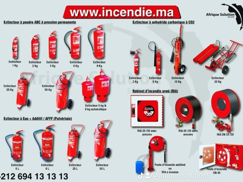 Rabat protection incendie Maroc
