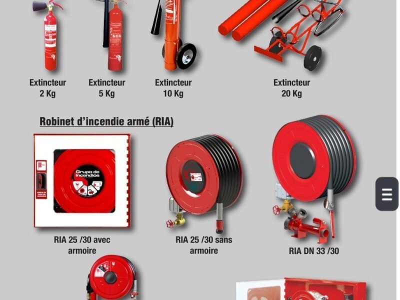 Rabat RIA robinet incendie armée Maroc